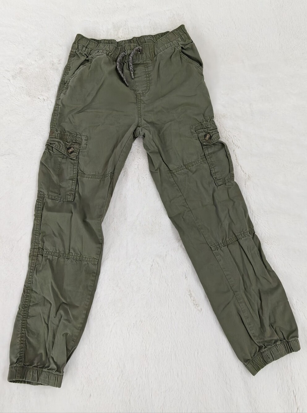 Route 66 Kids Olive Cargo Jogger Pants